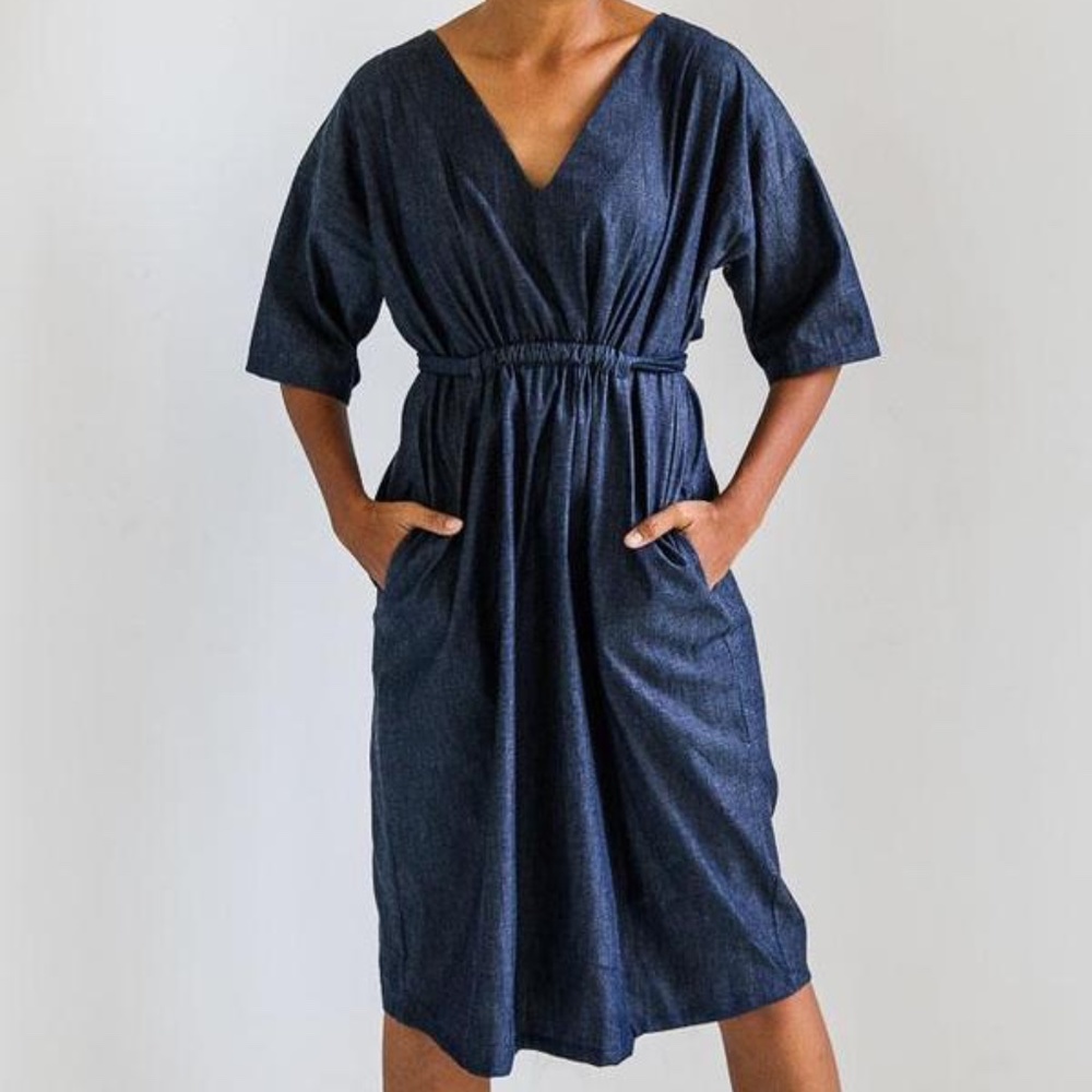 Tonle Sothea Dress in Denim